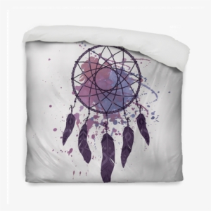 Vector Illustration Of Dream Catcher With Watercolor - Poster Traumfänger