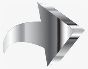 This Free Icons Png Design Of Shiny Chrome 3d Arrow