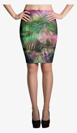 Yucca Rostrata Pencil Skirt - Skirt Pencil African