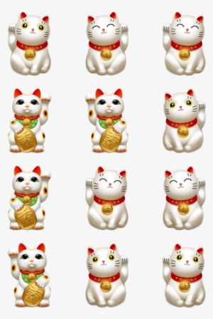 Maneki Neko Png Picture - Cute! Happy Cat Stickers