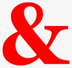 Png Transparent Ampersand - Red Ampersand Symbol