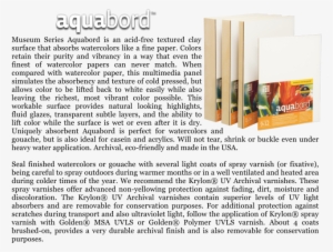 Museum Series Aquabord Is An Ac - Ampersand Aquabord 7/8 Inch 8x10
