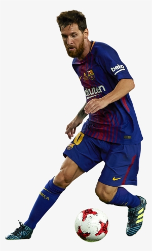 Lionel Messi Football Render - Leo Messi 2018 Png