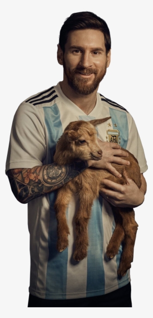 Messi Argentina, Lionel Messi, Fur Coat, Soccer, Futbol, - Messi With Baby Goat