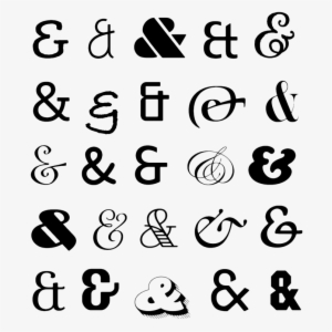 The E And T In The Ampersand - Black-and-white