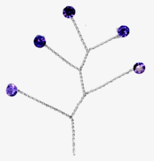 Rhinestone Quintet Amethyst