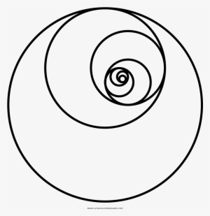Fibonacci Circles Coloring Page - Coloring Book