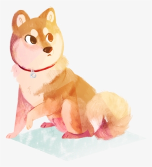 A Commission Of This Adorable Shiba - Shiba Inu Tumblr Drawing