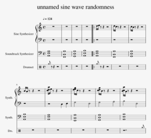 Unnamed Sine Wave Randomness Sheet Music 1 Of 3 Pages - Sheet Music