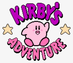 Oddly, The Kirby's Adventure Sprites Seem To "predict" - Kirby's Adventure Logo