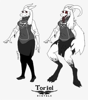 Toriel Design As The Secondary Forms Make Their Appearances - Split Personality Au Undertale