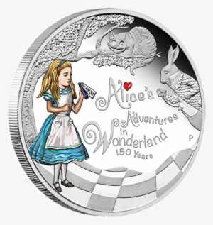 Disney Alice In Wonderland Silver Coin