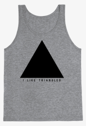 I Like Triangles Tank Top - Llama Shirts Tina