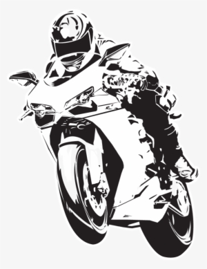 Drawing Motorcycle Sport Bike - Sports Bike Png Art