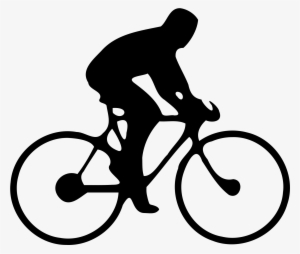 Banner Free Clipart Bicycle Rider - Bicycle With Rider