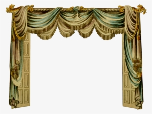 Curtain Room, Paper Curtain, Toy Theatre, Paper Houses, - Vintage Curtains For Stage