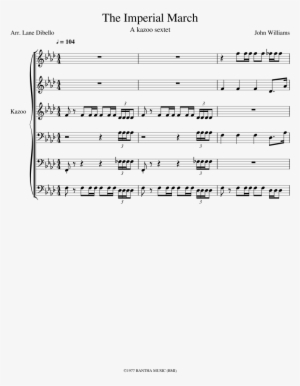 The Imperial March Sheet Music Composed By John Williams - Sheet Music