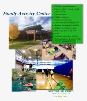 Indoor Pool, Children's Pool, Water Aerobics, Lap Swimming, - Leisure
