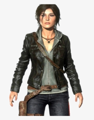 Tomb Raider Lara Croft Transparent Images - Rise Of The Tomb Raider Leather Jacket