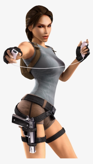 By The Way, If Anyone Is Interested In The Transparent - Lara Croft Tomb Raider Anniversary [wii Game]