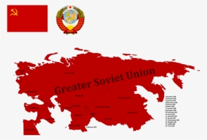Communist Drawing Flag Ussr - Russian Empire At Its Peak