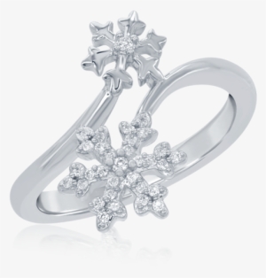 Elsa Frozen Snowflake Bypass Ring In Sterling Silver - Frozen Elsa Engagement Ring