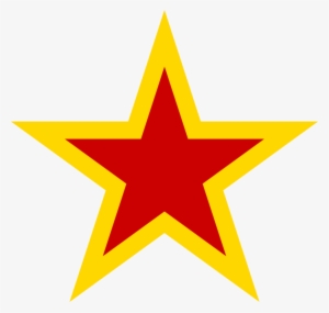 Urss Aviation Yellow Bordered Red Star - Yellow And Red Star