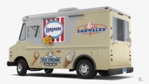 5 Ice Cream Van Rigged Royalty-free 3d Model - Ice Cream Truck Psd