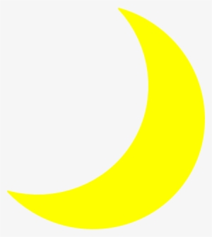 Yellow Moon Clip Art At Clker Com Vector Clip Art Online - Yellow Crescent Moon Clipart