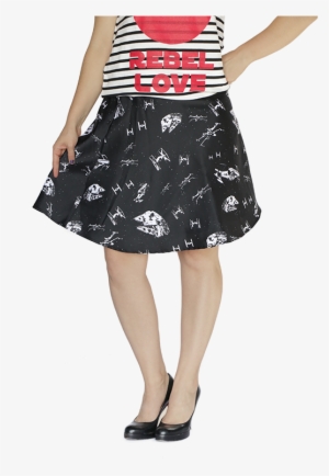 Her Univere Star Wars Ship Skirt - A-line