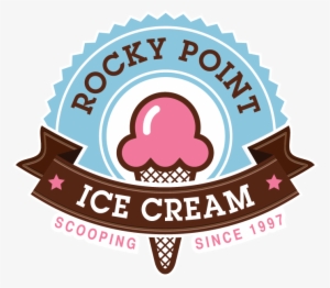 Rocky Point Ice Cream - Ice Cream Logo Png