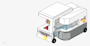 Ice Cream Truck Kiosk - Architecture Work Office