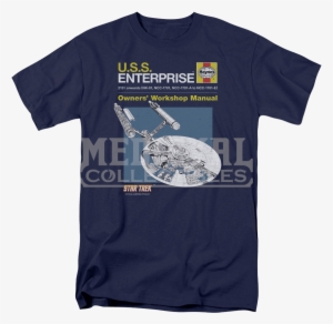 Star Trek Enterprise Manual T-shirt - Haynes Publications, Inc. U. S. S. Enterprise Manual
