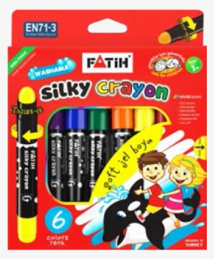 Wax Crayons Silky X 12 - Silky Crayon