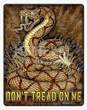 Don't Tread On Me Vintage Steel Sign - Past Time Signs Vs-t441 Dont T