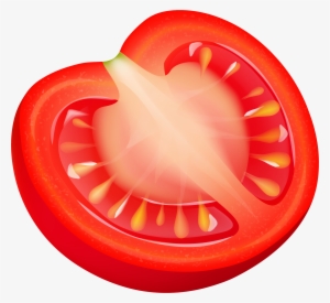 Cherry Tomato Clipart Sliced Tomato - Transparent Background Tomato Clip Art