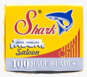 Shark 1/2 Blades For Barber Razors 100 Pack - 100 Shark Super Stainless Straight Edge Barber Razor
