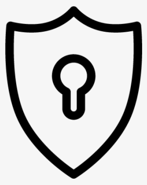 Shield With Keyhole Vector - Key Hole Logo