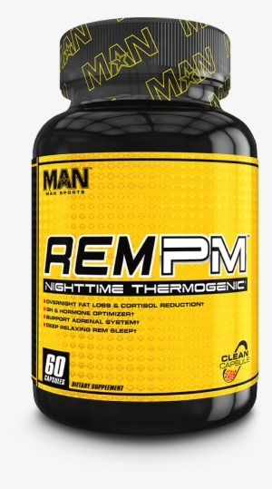 Man Sports Rem Pm Night Time Thermogenic & Sleep Aid - Man Sport, Rem Pm, Nighttime Thermogenic, 60 Capsules
