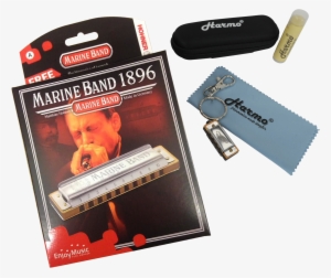 Hohner Marine Band D Harmonica Bundle