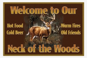 Our Neck Of The Woods Whitetail Deer - Mat