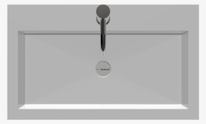 Top View Of Wb-05 L Small Countertop Sink - Sink