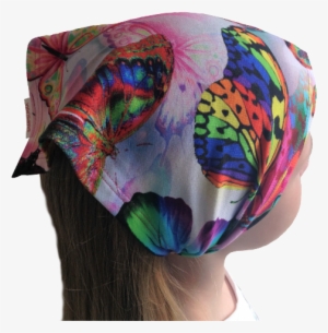 Bandana, Butterflies Colourful - Headpiece