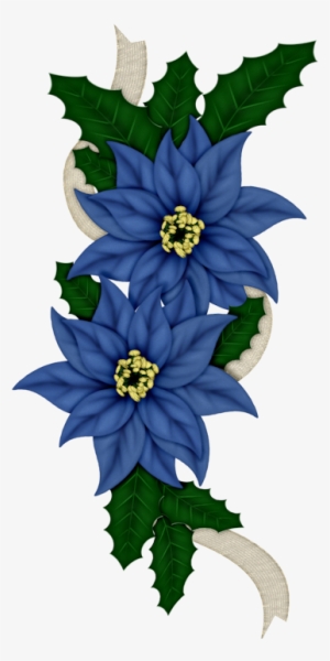 C Orig Kwiaty Transparent Pinterest Ccorig - Transparent Christmas Flower Blue