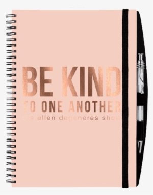 Be Kind Journal- Pink - Journal Transparent