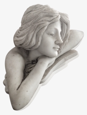 Italian School Art Nouveau Marble Sculpture Of Beautiful - Statue