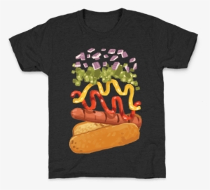 Anatomy Of A Hot Dog Kids T-shirt - Prince Of Bel Air Shirt