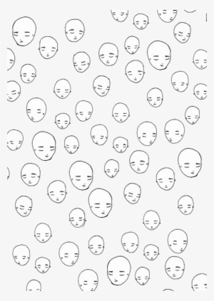 Transparent Lil Sad Heads - Pattern