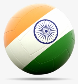 Download Volleyball Icon For Non-commercial Use - India Flag On Ball Hd