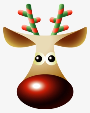 Reindeer Nose Png - Reindeer With Big Nose